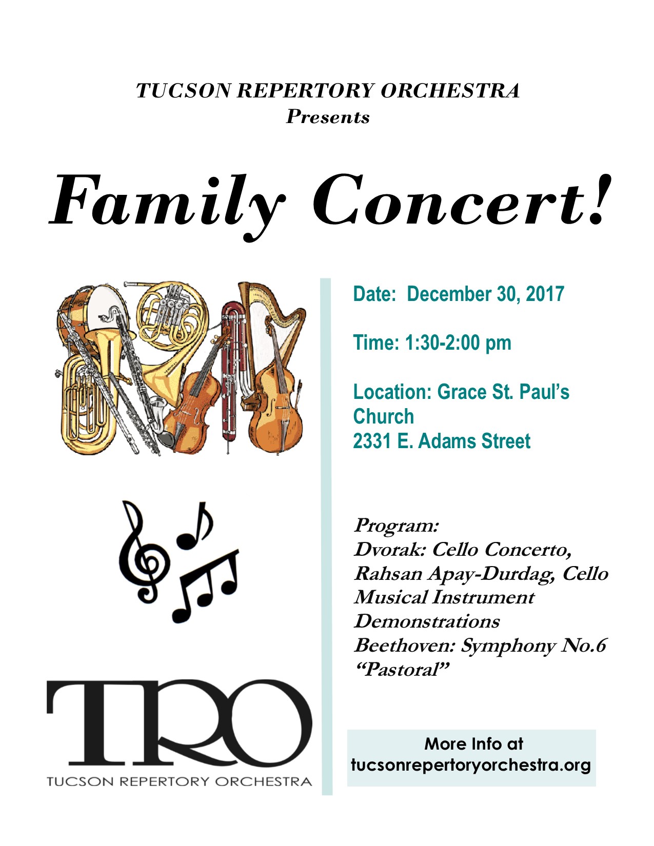TRO Family Concert 12.30.17