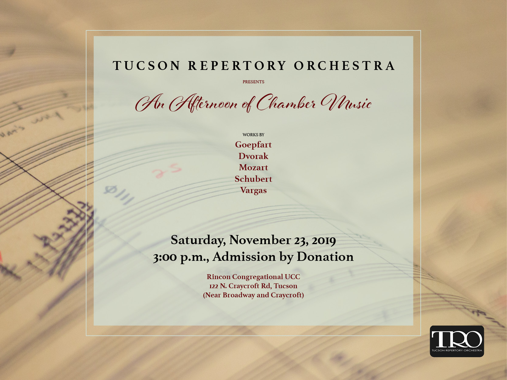 Nov.23 Chamber Music